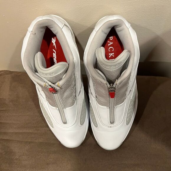 Reebok Classics Answer IV x Packer Shoes White Silver Allen Iverson Size 9 - Picture 10 of 11